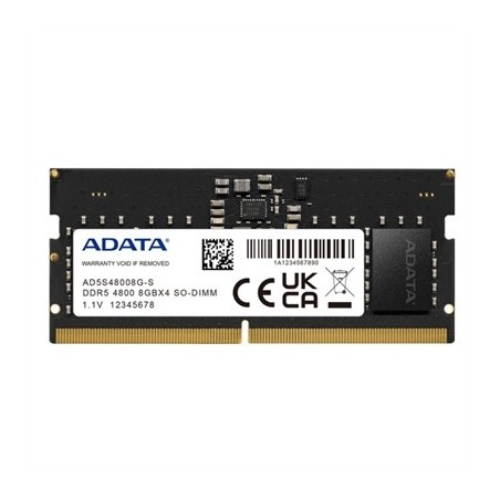 ADATA RAM AD5S48008G-S SO DIMM 8GB 4800Mhz DDR5