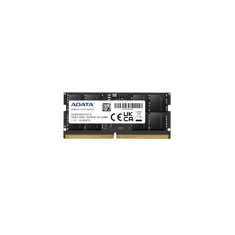 ADATA RAM AD5S480016G-S SO DIMM 16GB 4800Mhz DDR5