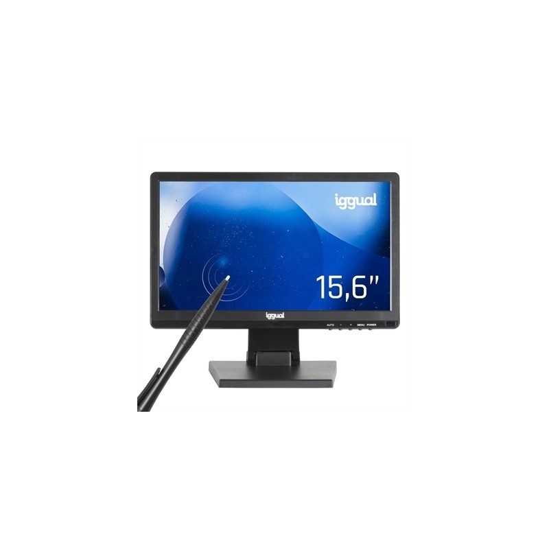 iggual Monitor táctil resistivo 15,6" 16:9 HD+