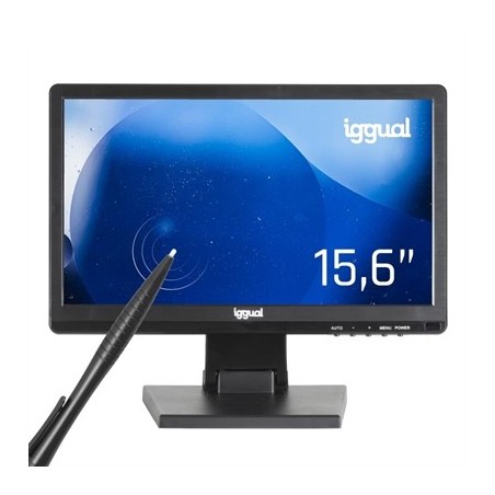 iggual Monitor táctil resistivo 15,6" 16:9 HD+