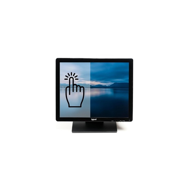 iggual Monitor táctil resistivo 19" USB VGA HDMI