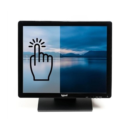 iggual Monitor táctil resistivo 19" USB VGA HDMI