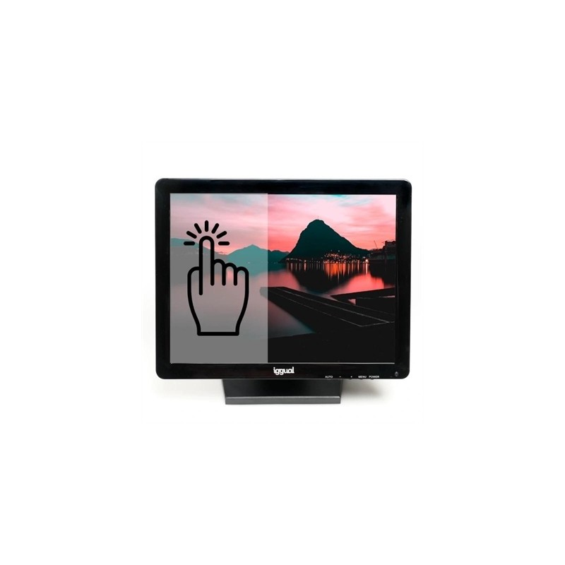 iggual Monitor táctil resistivo 15" USB VGA HDMI