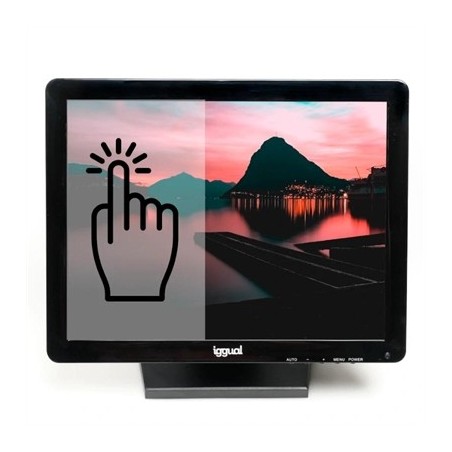 iggual Monitor táctil resistivo 15" USB VGA HDMI