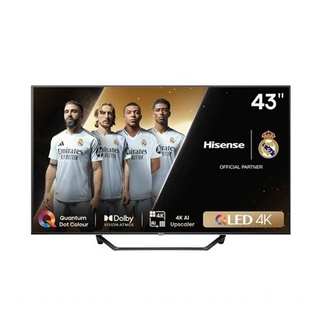 Hisense 43A7NQ TV 43" QLED 4K STV HDMi USB Wi