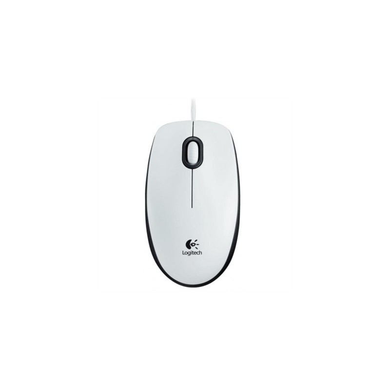 Logitech B100 Ratón Blanco OEM