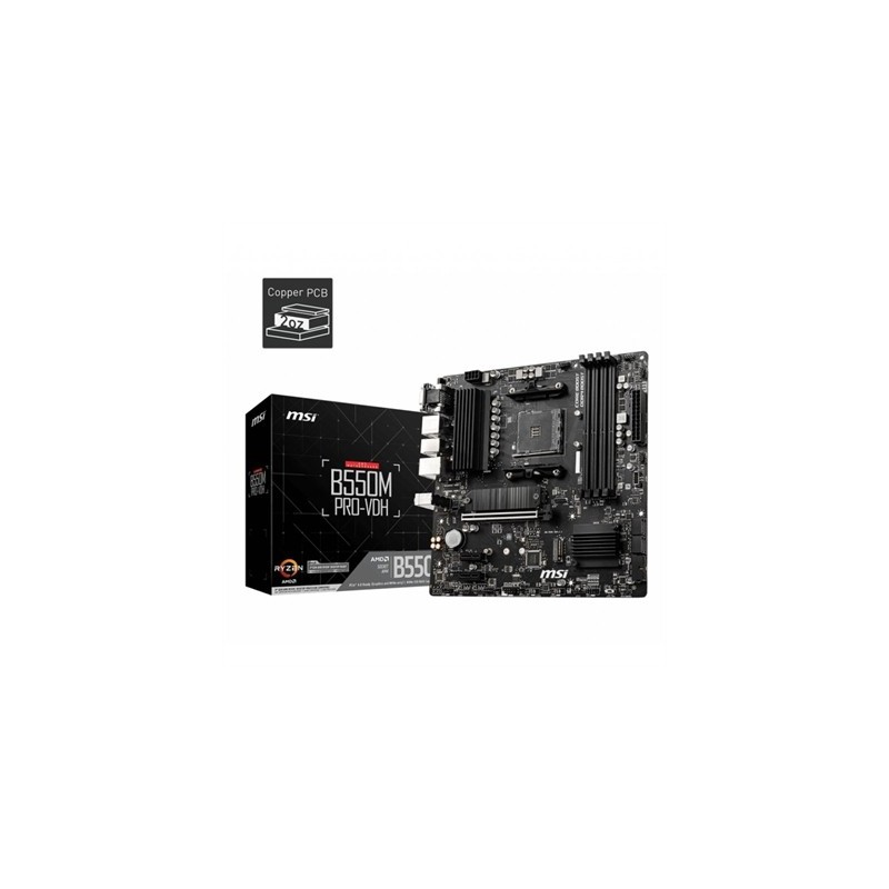 MSI Placa Base B550M PRO-VDH mATX AM4