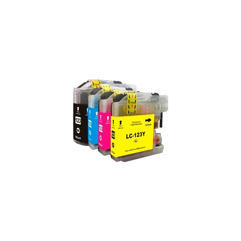 INKOEM Cartucho Compatible Brother LC123XL Negro