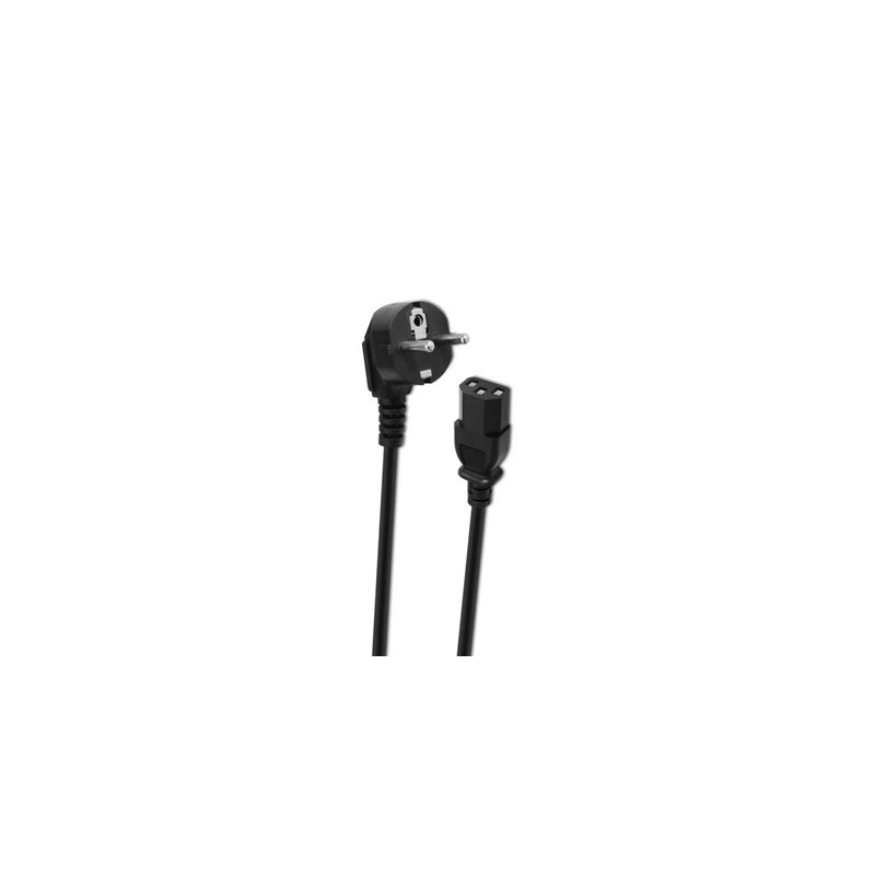 Aisens Cable Alimentación CEE7M-C13H negro 5.0m