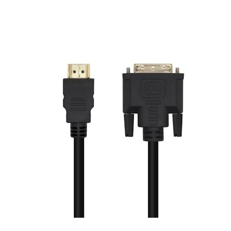 Aisens Cable DVI 18+1/M a HDMI A/M negro 1.8m