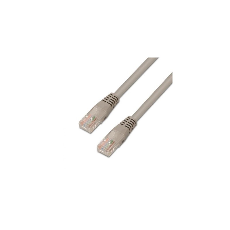 Aisens Latiguillo RJ45 CAT.6 UTP 2.0m Gris Cobre