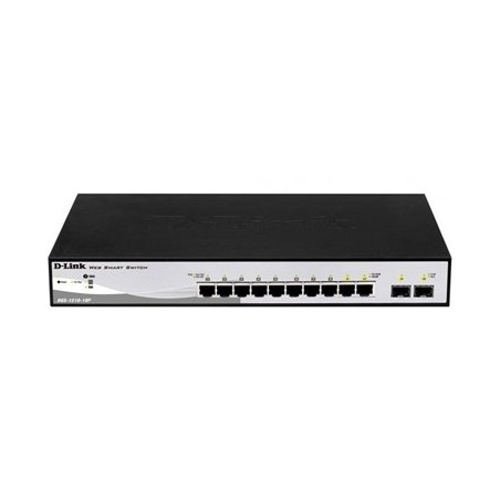 D-Link DGS-1210-10P/E Switch 8xGB PoE 2xSFP