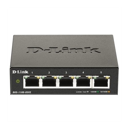 D-Link DGS-1100-05V2 Switch 5xGigabit EasySmart