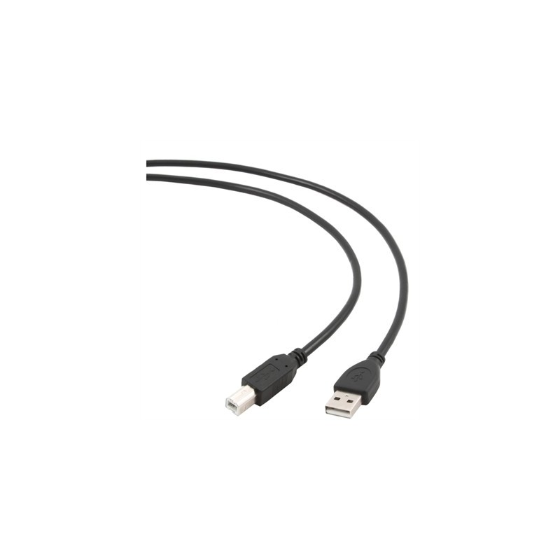 Gembird Cable USB 2.0 Tipo A/M-B/M 1.8 Mts Negro