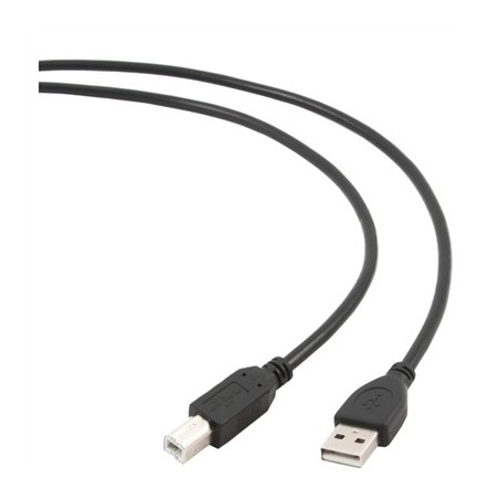 Gembird Cable USB 2.0 Tipo A/M-B/M 1.8 Mts Negro