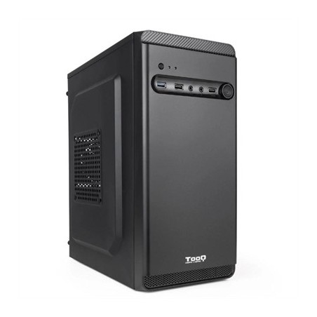 Tooq Caja Minitorre TQC-4702U3C-B Sin Fuente Negra