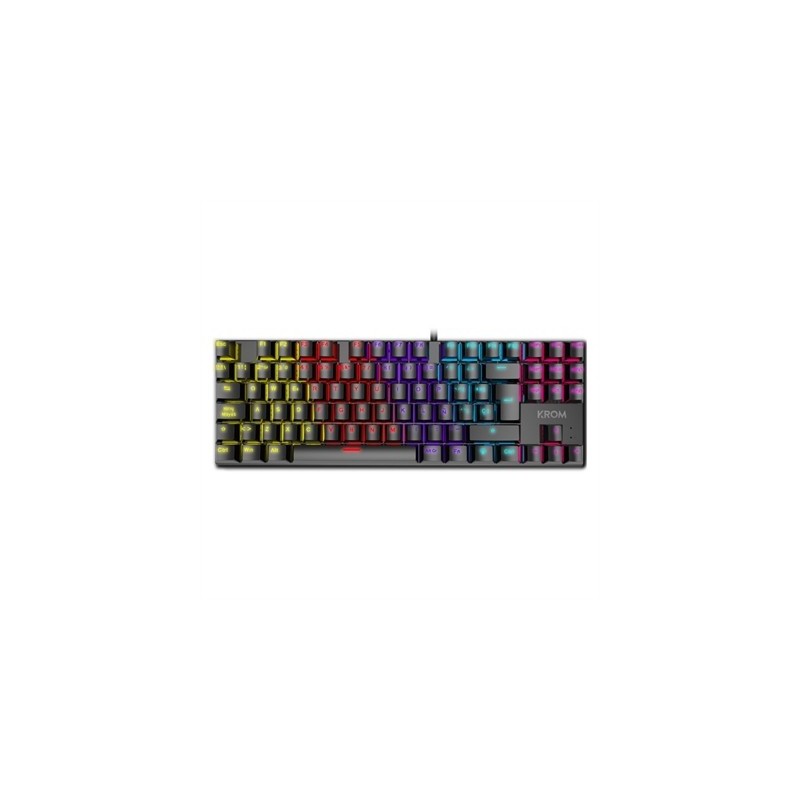 KROM Teclado Gaming NXKROMKASICTKL  TKL RAINBOW