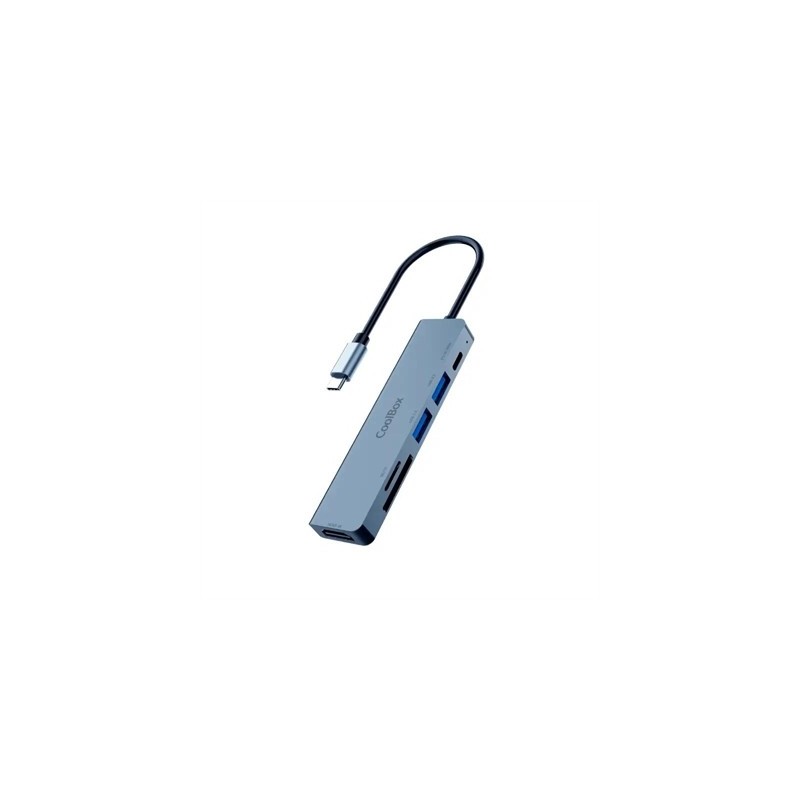 Coolbox MINIDOCK C61 USB-C PD/2USB-A/SD/MSD/HDMI4K
