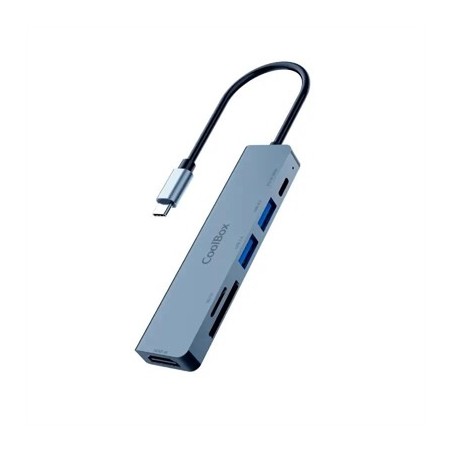 Coolbox MINIDOCK C61 USB-C PD/2USB-A/SD/MSD/HDMI4K