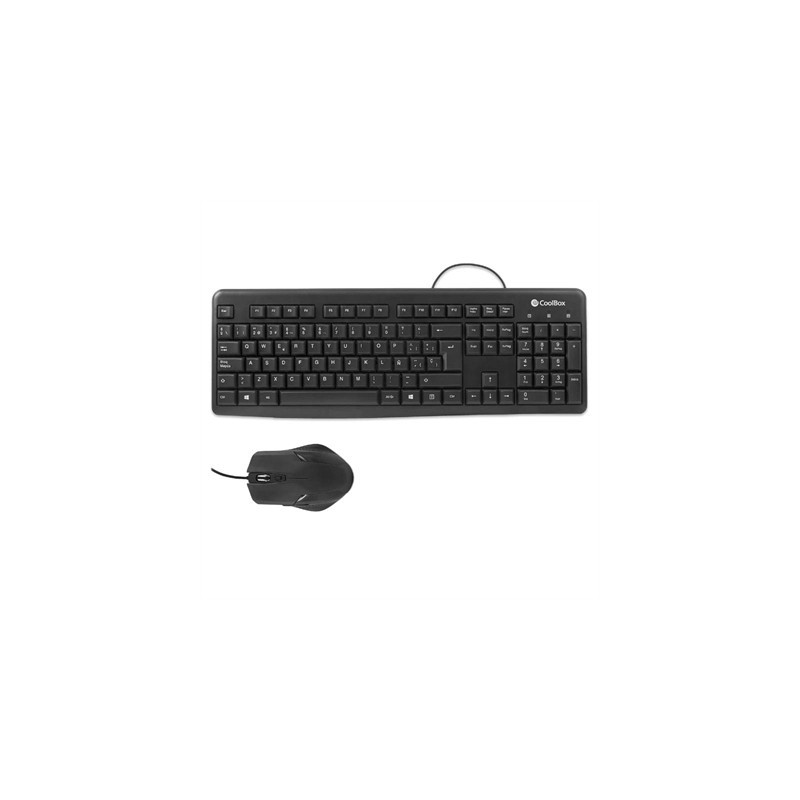 Coolbox Kit Teclado + Raton USB con cable