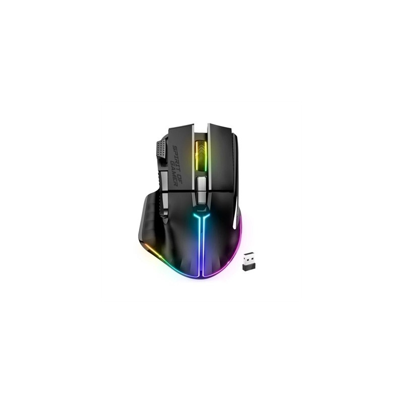 Spirit of Gamer Ratón Inalambrico Pro M5 Black
