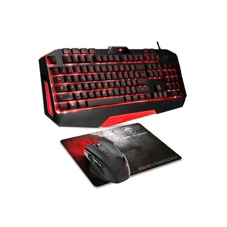 Spirit of Gamer Pack Teclado+ Rato+ Alfombrilla