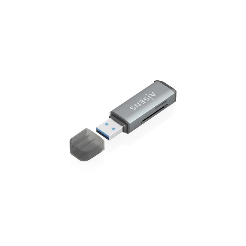Aisens Lector Tarjetas SD MSD MMC RS-MMC MMCM USBA