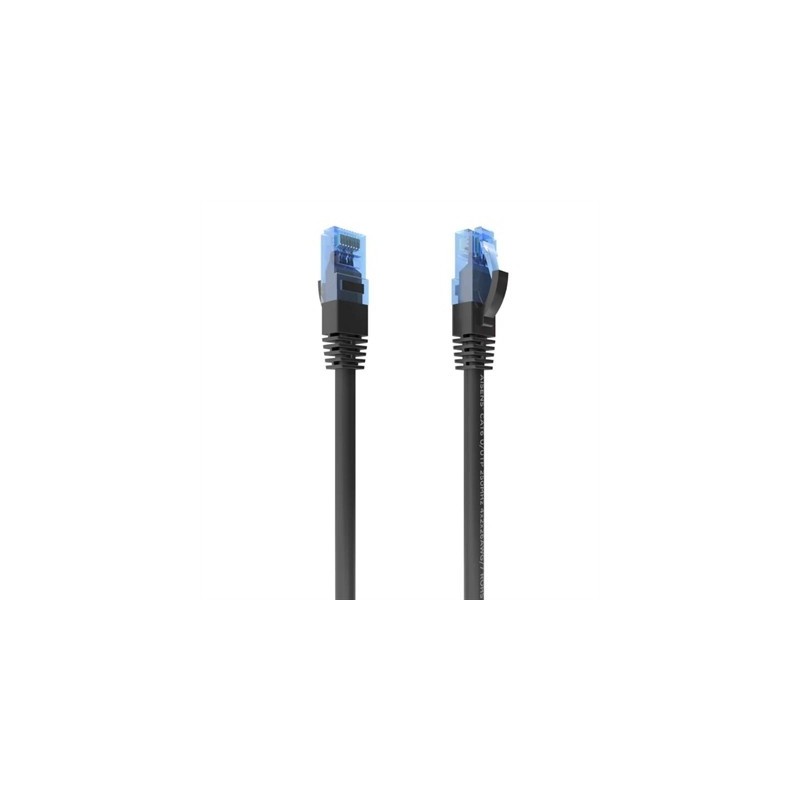 Aisens Cable RJ45 Cat.6 UTP AWG26 CCA Negro 1.0M