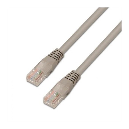 Aisens Latiguillo RJ45 CAT.6 UTP 1.0m Gris Cobre