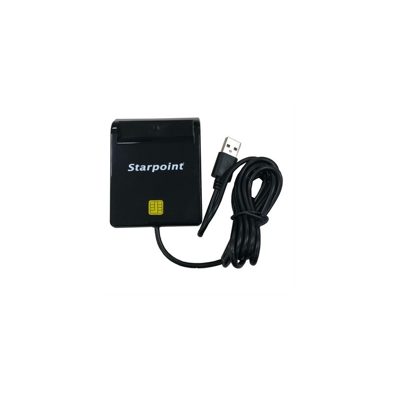 Lector Tarjeta Chip STP_SCRZW-1 USB Negro