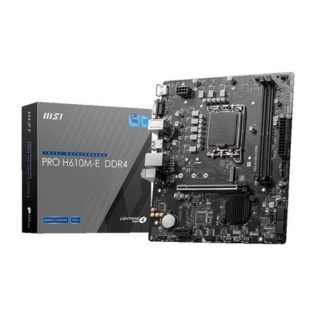 MSI Placa Base PRO H610M-E DDR4 mATX 1700