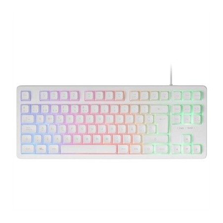 Mars Gaming Teclado MK023 TKL FRGB Blanco