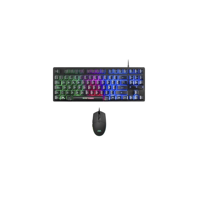 Mars Gaming MCPTKLES Tecl+Rat RGB H-mech