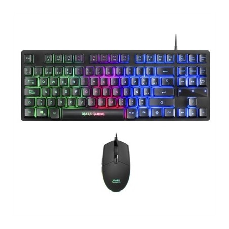 Mars Gaming MCPTKLES Tecl+Rat RGB H-mech