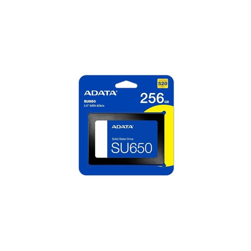 ADATA SSD Ultimate SU650 256GB 3D NAND 2,5" SATA3
