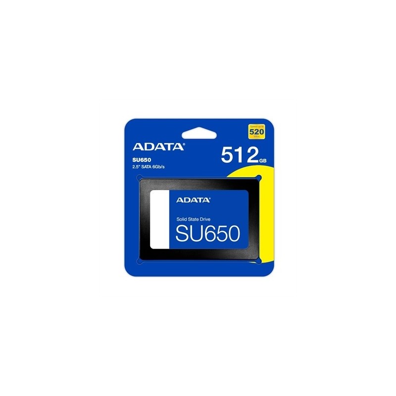 ADATA SSD Ultimate SU650 512GB 3D NAND 2,5" SATA3