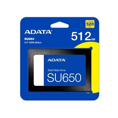 ADATA SSD Ultimate SU650 512GB 3D NAND 2,5" SATA3