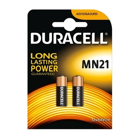 Duracell Pila Alcalina MN21 LR23A 12V Blister*2
