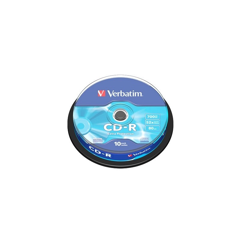 Verbatim CD-R 700MB 52x Tarrina 10Uds