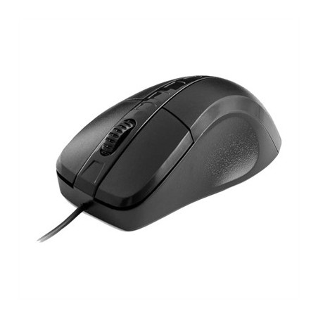 Nilox Ratón Óptico MOUSB1001 1000 dpi Negro