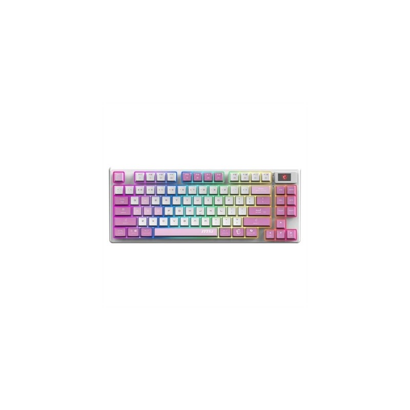 Msi Teclado FORGE GK600 TKL W VIOLET ES BT