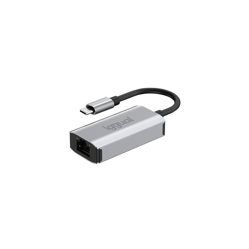 iggual Adaptador tipo C a RJ45 Gigabit 1000Mbps