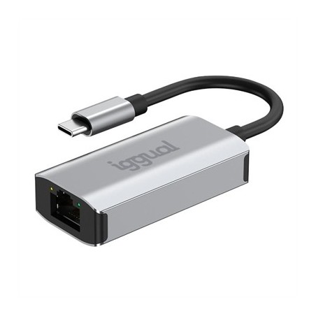 iggual Adaptador tipo C a RJ45 Gigabit 1000Mbps