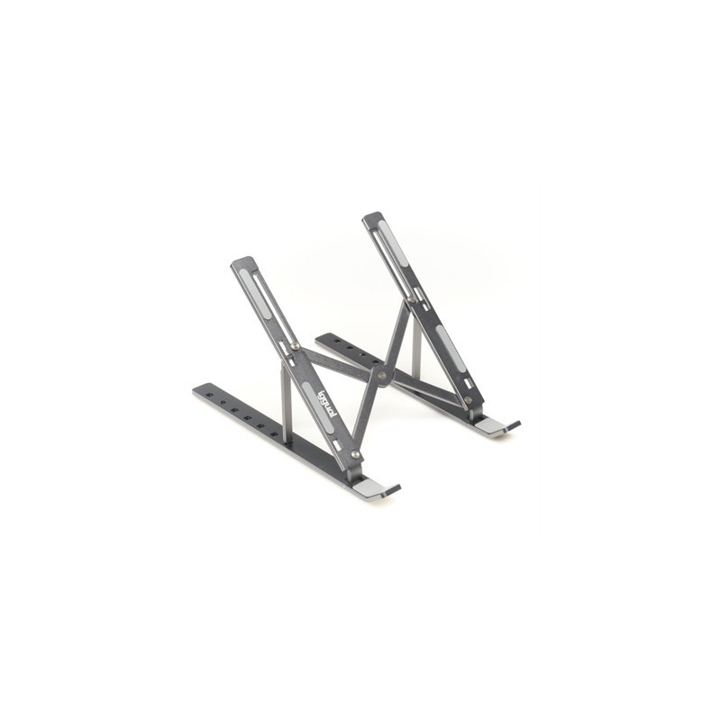 iggual Soporte elevador plegable portátil 17" gris