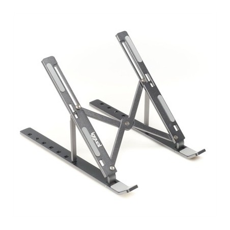 iggual Soporte elevador plegable portátil 17" gris