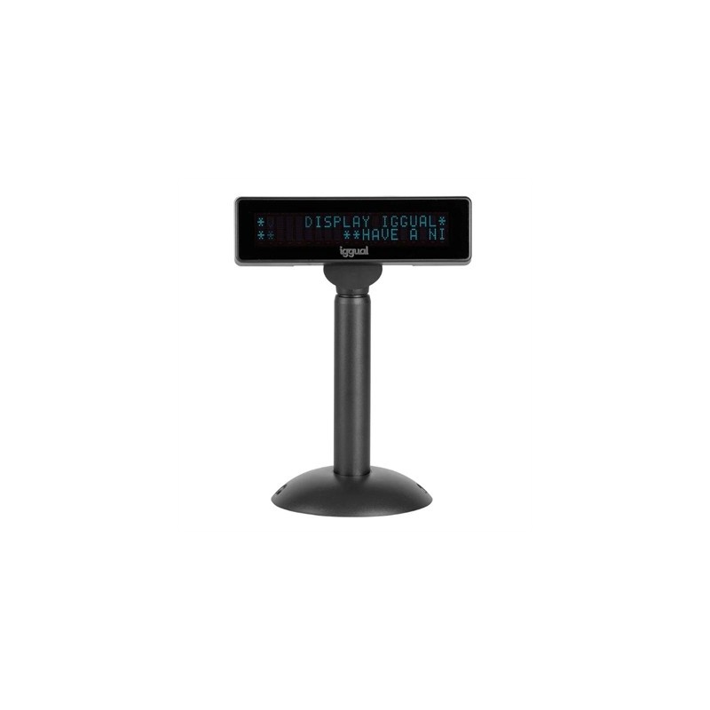 iggual Visor TPV regulable USB VFD 7" INFO DISPLAY