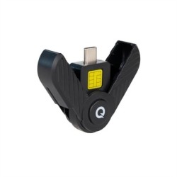 Tooq TQR-3011B Lector DNIe USB-C 2.0 Negro