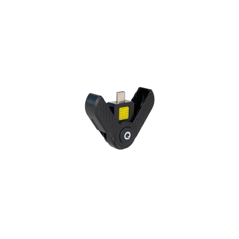 Tooq TQR-3011B Lector DNIe USB-C 2.0 Negro