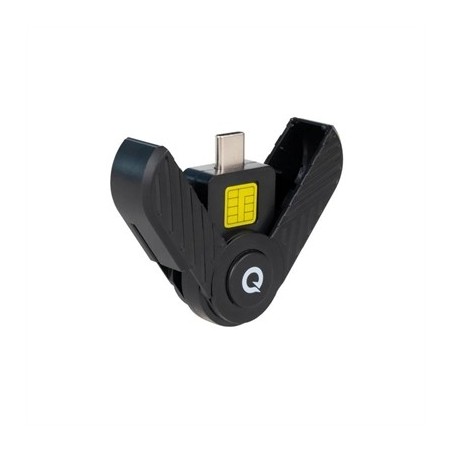 Tooq TQR-3011B Lector DNIe USB-C 2.0 Negro