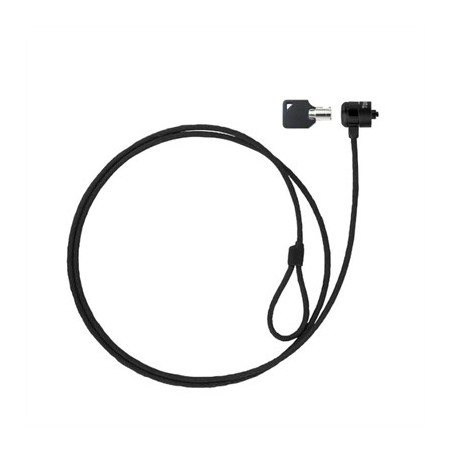 Tooq Cable de seguridad con llave portátiles Gris